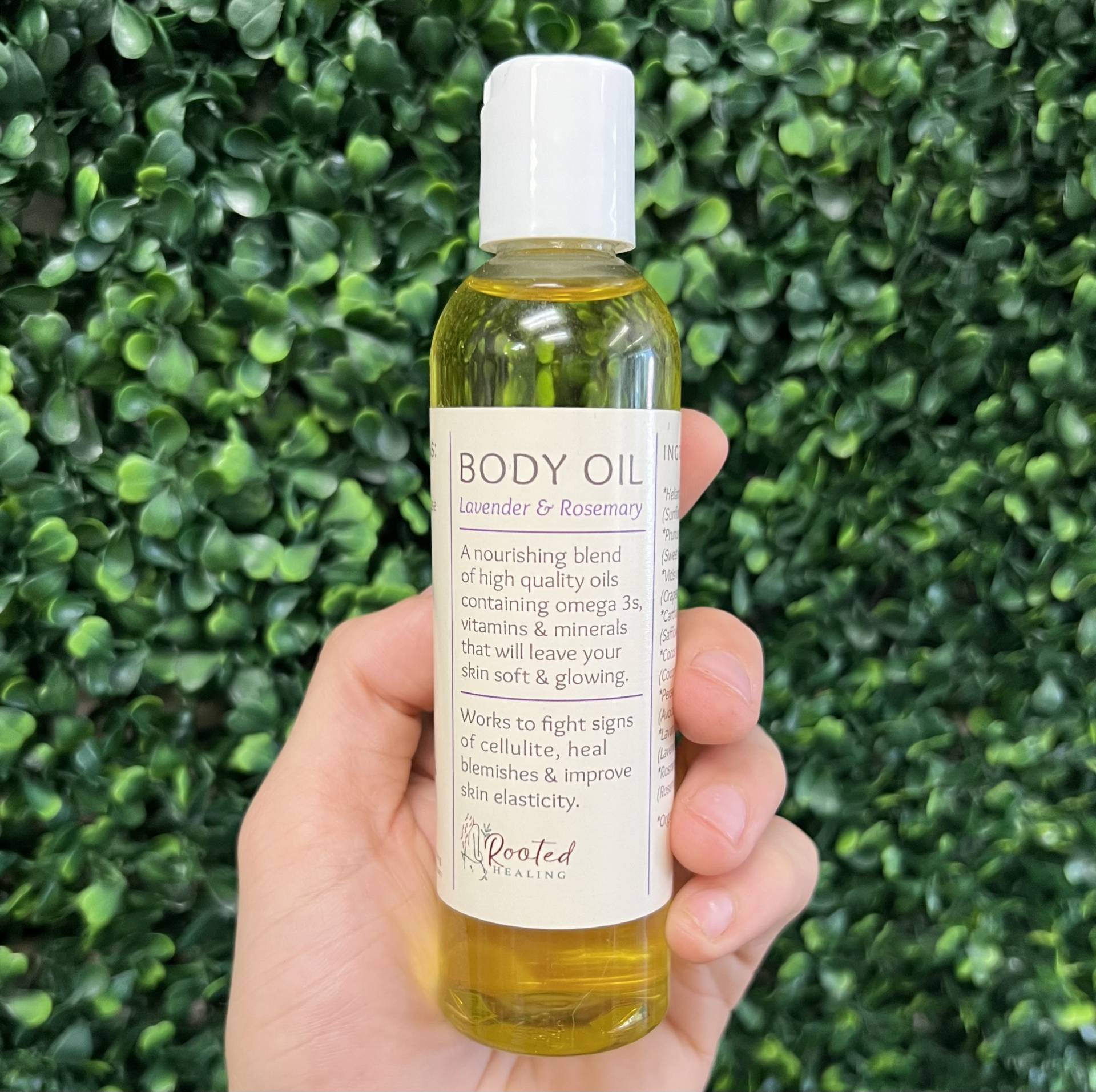 Body Oil - Lavender & Rosemary - 4oz