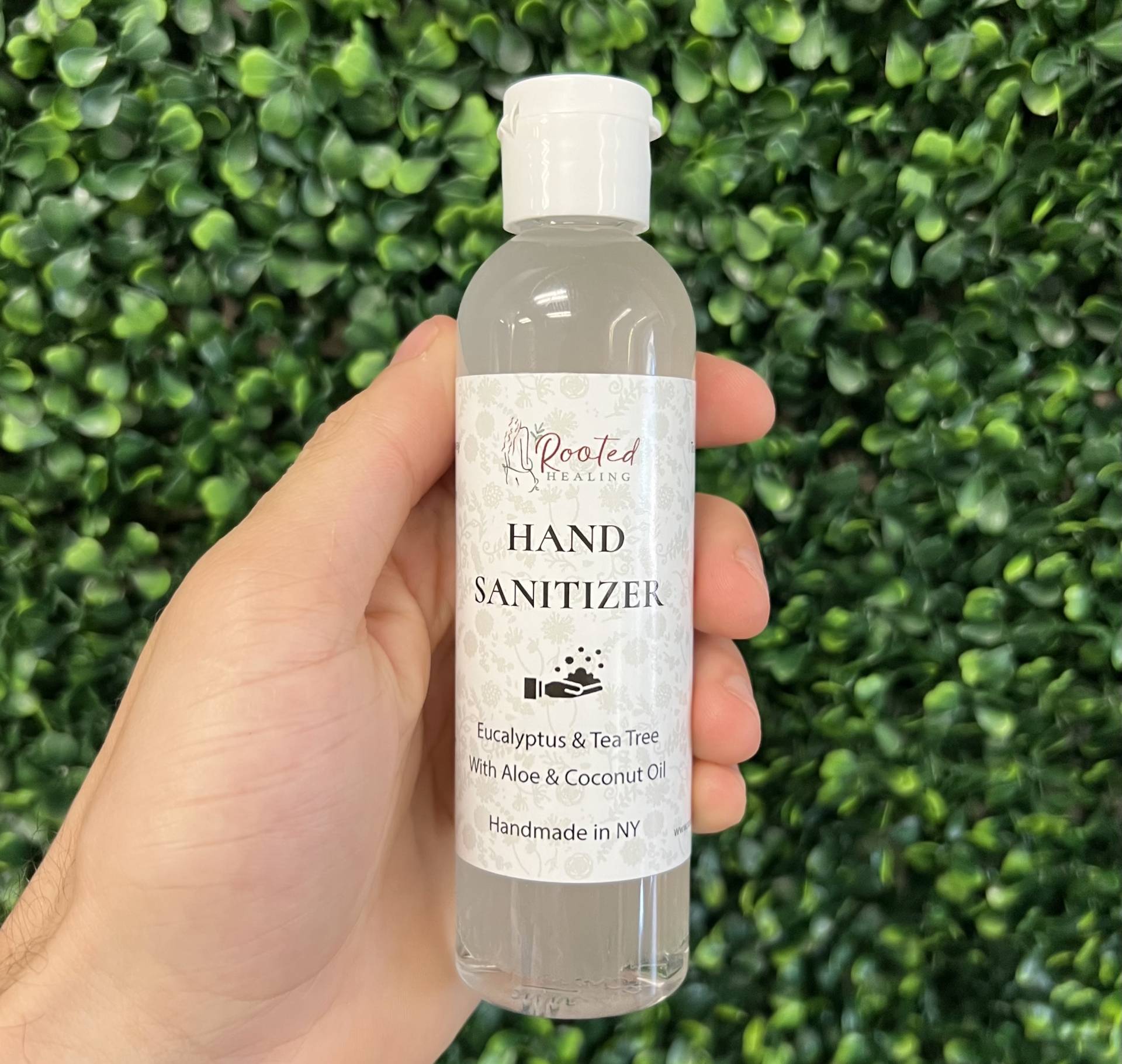 Hand Sanitizer (Natural) - Aloe & Coconut Oil - 4oz