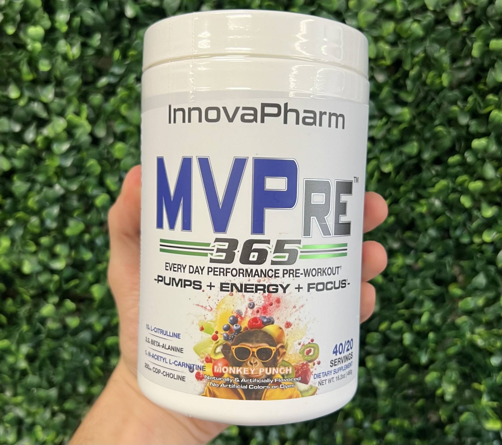 Pre-Workout - MVPre 365 - Monkey Punch Flavor