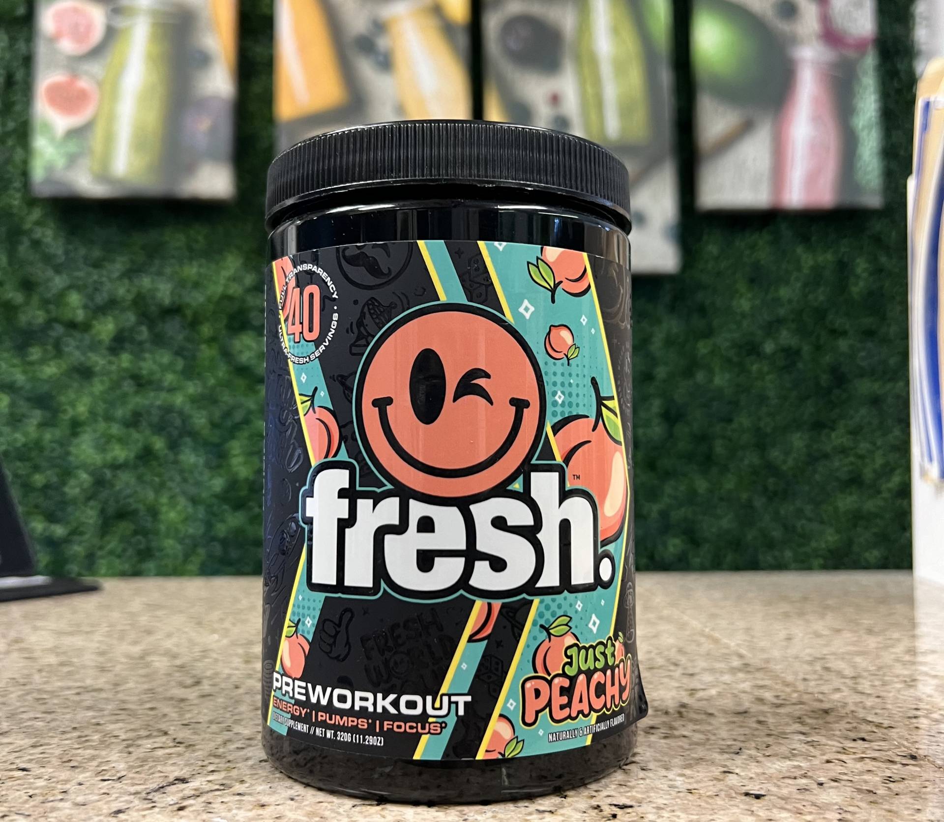 Fresh Supplements Preworkout Powder - Peach